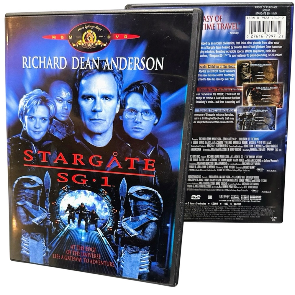 Stargate SG-1 DVD Movie Starring Richard Dean Anderson - Includes Pilot Episode